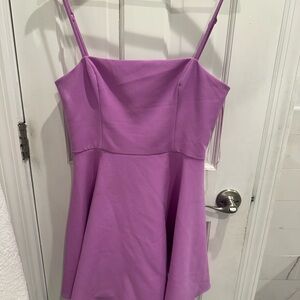 French Connection Lilac Spaghetti-Strap Mini Dress